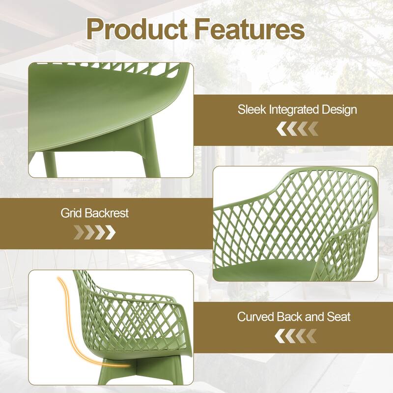 Aoodor Modern Dining Chairs Set of 4