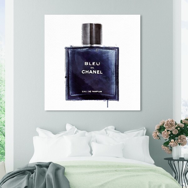 Oliver Gal Men Perfume Monsieur Bleu Fashion and Glam Wall Art