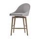 preview thumbnail 17 of 19, Natoma Walnut Mid-Century Wood Stool by iNSPIRE Q Modern (Set of 2)