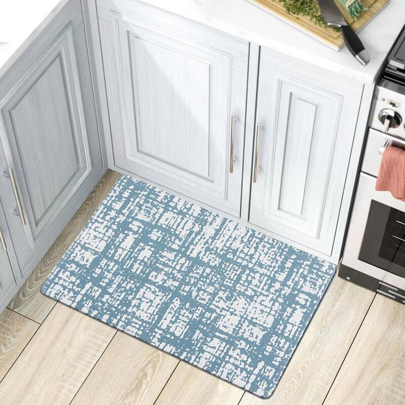 World Rug Gallery Contemporary Abstract Anti-Fatigue Standing Mat