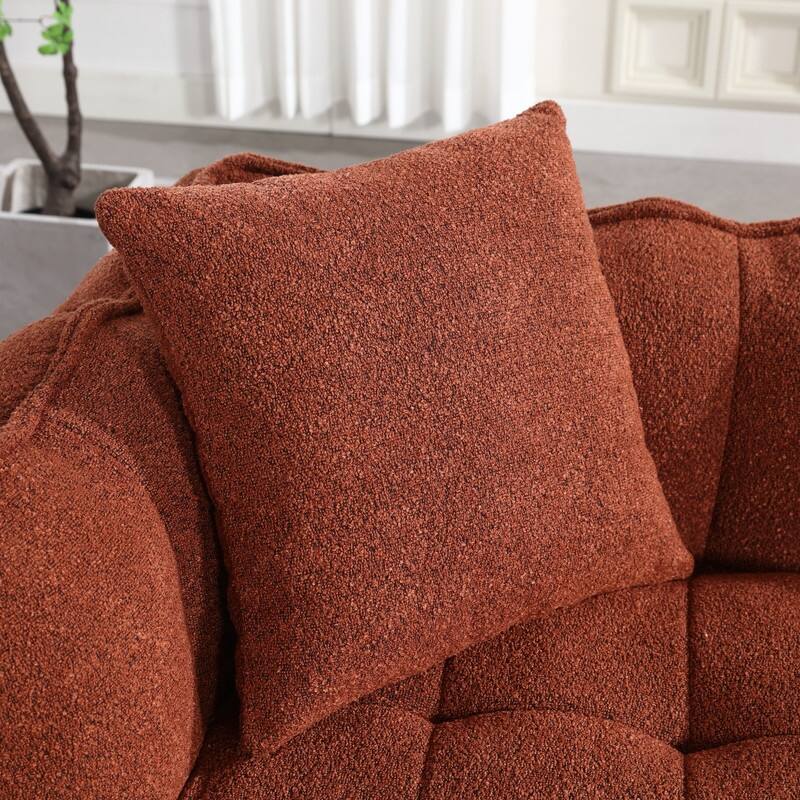 66.1''W Soft beanbag chair with high resilience foam