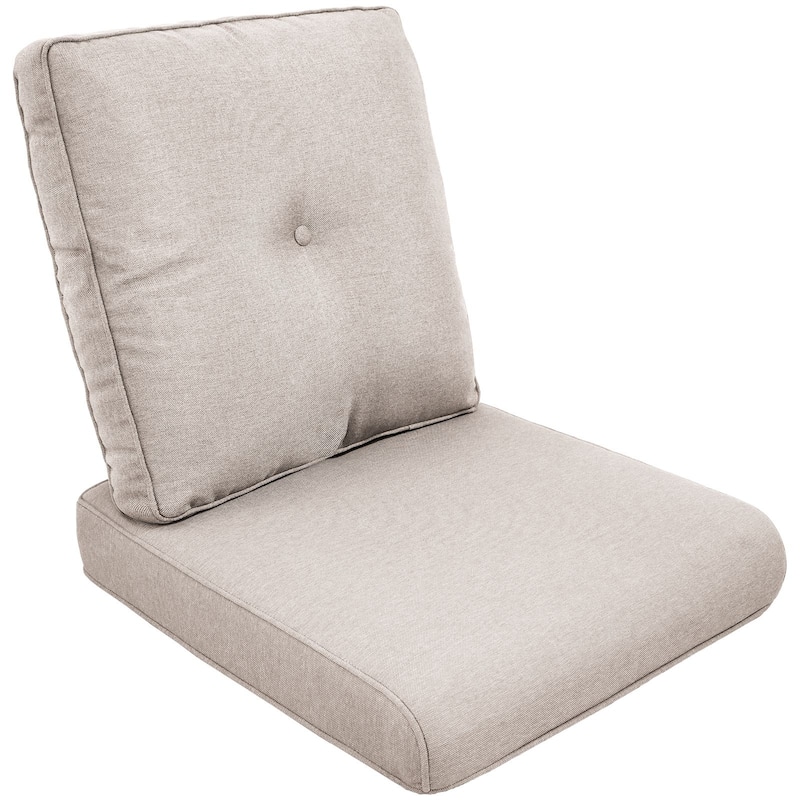 Gymojoy Pillow and Cushion Set Deep Seat Indoor/Outdoor - 25" x 22" x 4"