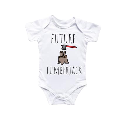 Lumberjack - Baby Boy Girl Clothes Infant Bodysuit Funny Cute Newborn