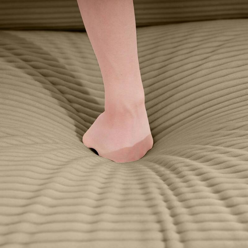 Corduroy Cloud Upholstered Modular Sectional Sofa, Free Combination