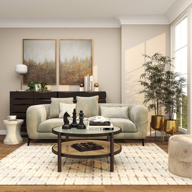 CosmoLiving by Cosmopolitan Silver or Dark Gray Aluminum Metal Chess Sculpture with Knight, Queen and King (Set of 3)