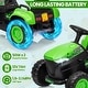 preview thumbnail 19 of 26, 3 in 1 Ride On Tractor with Trailer, 12V Kids Electric Vehicles Ride On Toy