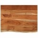 preview thumbnail 34 of 56, vidaXL Wall Shelf Natural Solid Acacia Wood Durable