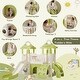 preview thumbnail 2 of 7, 8-1 Toddler Climber and Slide Set,Kids Slide for Toddlers Age 1+, Kids Playground Climber Freestanding Slide Playset