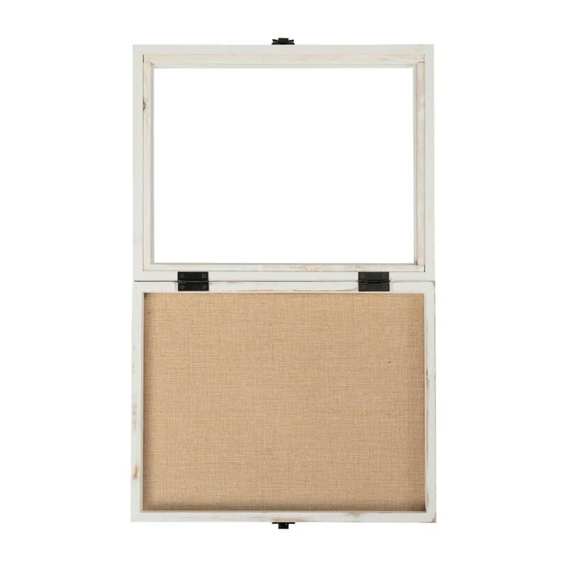Solid Pine Shadow Display Case with Linen Liner