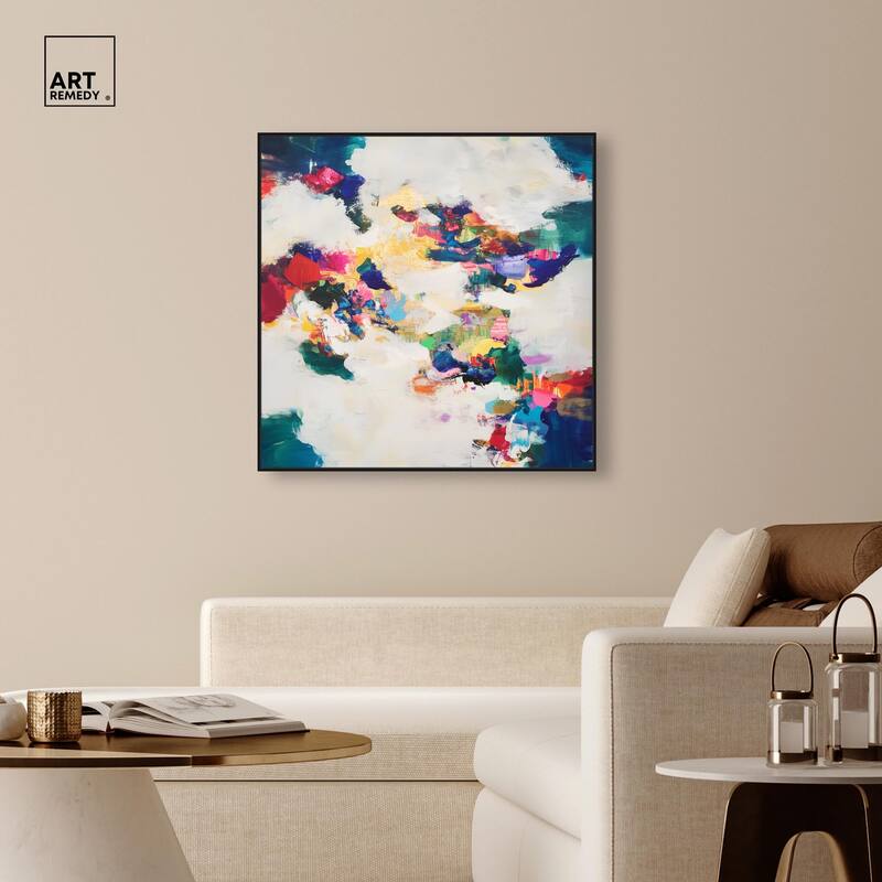 Spectrum Splash Canvas by Art Remedy