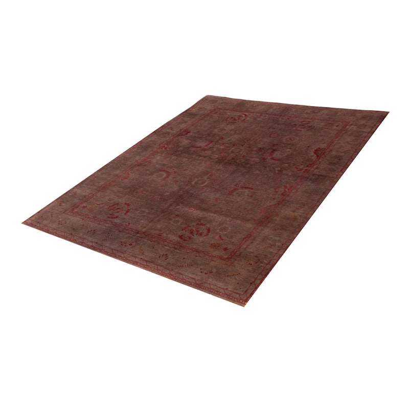 ECARPETGALLERY Hand-knotted Vibrance Grey Wool Rug - 7'10 x 10'1