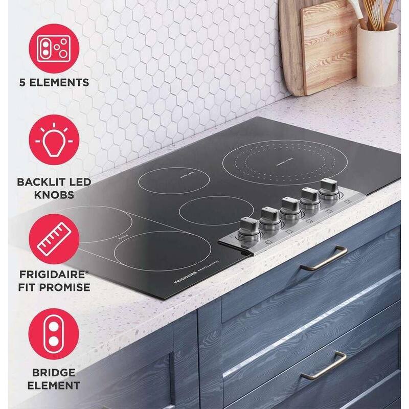 Frigidaire PCCE3680A Professional Series 36" Wide 5 Burner Electric