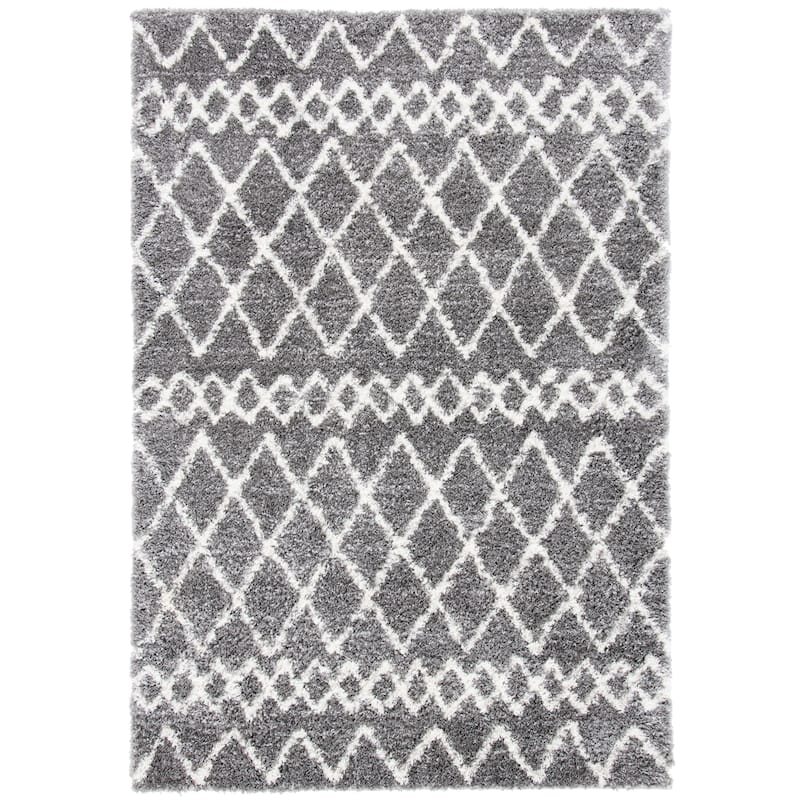 SAFAVIEH Berber Shag Magnisina Moroccan Boho 1.26-inch Thick Rug