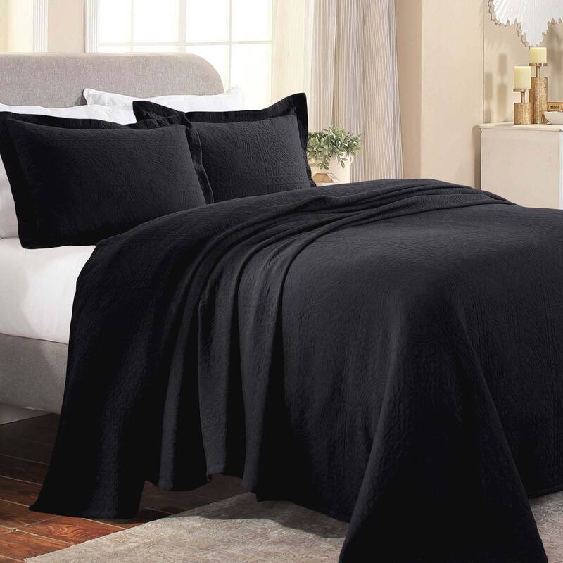 Superior Fleur De Lis Cotton Decorative Bedspread Set