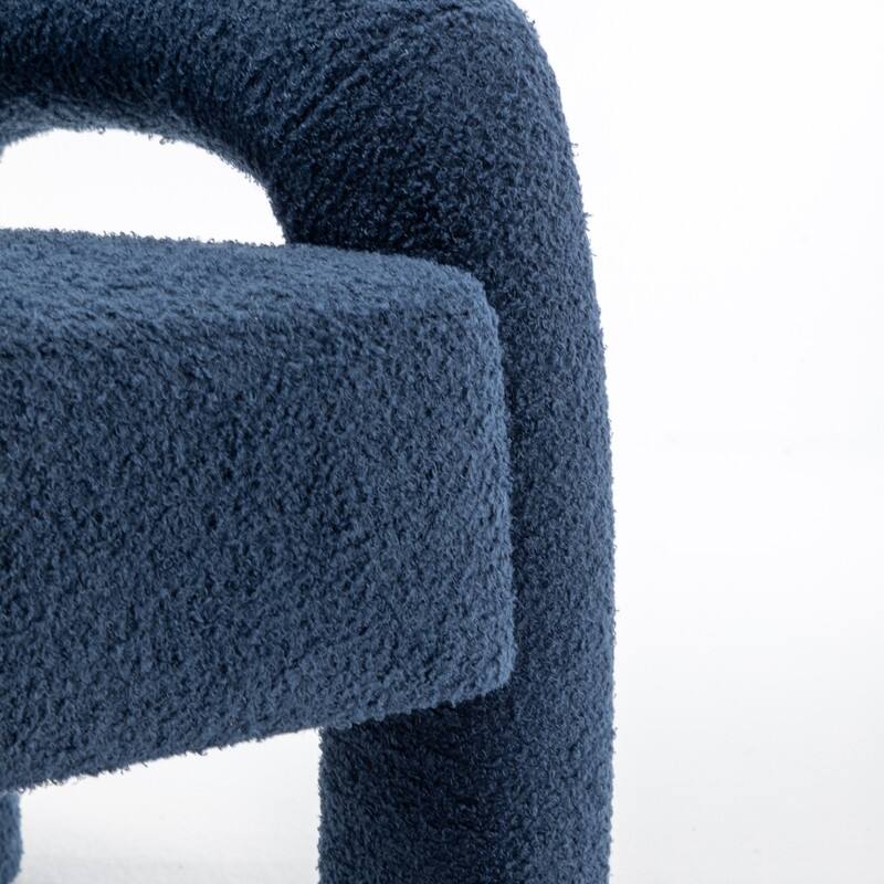SEYNAR Modern Unique Design Upholstered Accent Chair for Living Room
