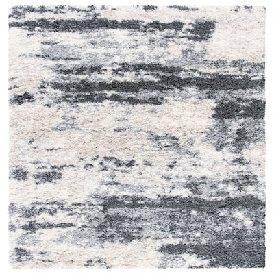 SAFAVIEH Fontana Shag Idalina Modern Abstract 2-inch Thick Rug