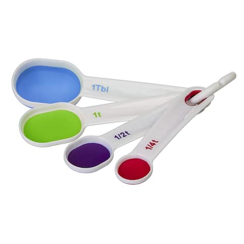Prepworks by Progressive BA-555 Oblong Collapsible Measuring Spoons, Set of 4