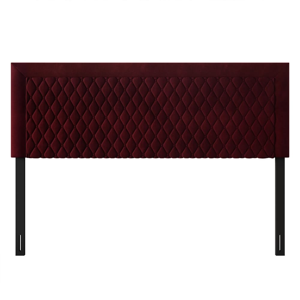 CraftPorch Transitional Velvet Upholstered Headboard