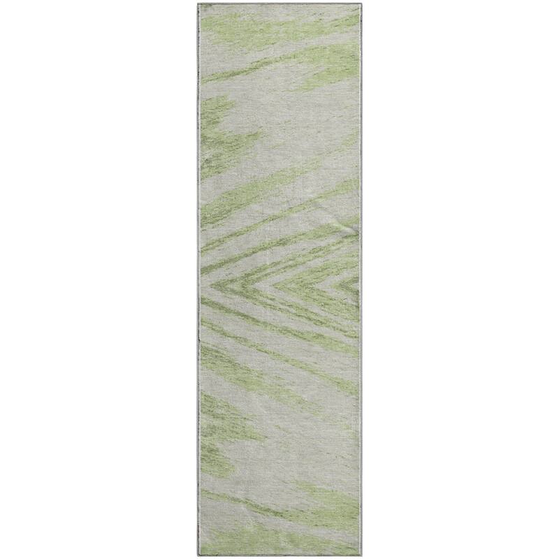 Premium Washable Super Soft Modern Chevron Mayfield Rug