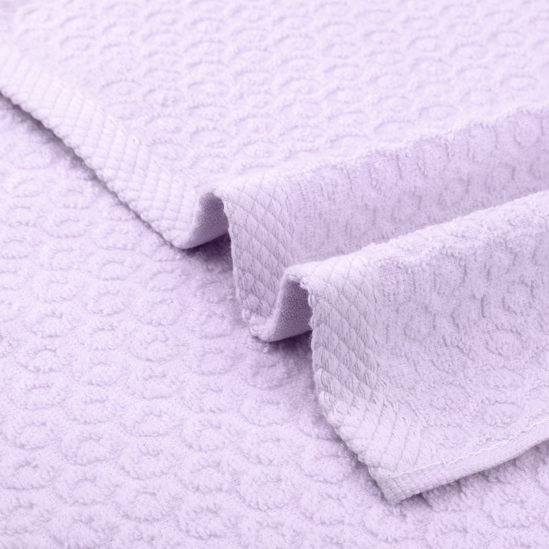 Solid Bathroom Hand Towels, 13" x 29" Cotton Hand Towel Set, Absorbent Soft Decorative Towels for Kitchen, Spa, Gym