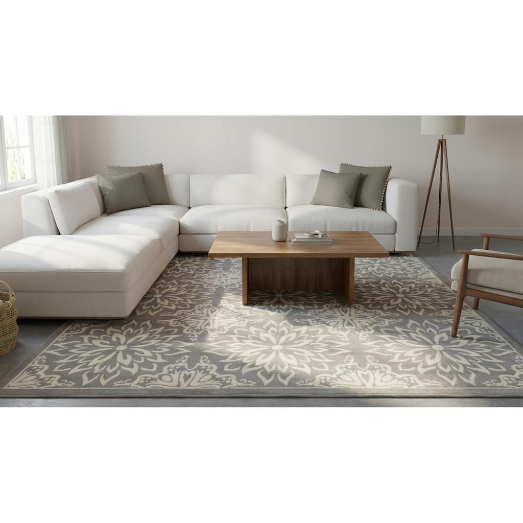 Nourison Jane Floral Medallion Indoor only Area Rug