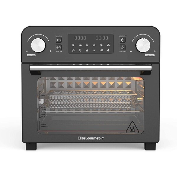 Elite Gourmet 23L Digital Air Fryer Oven Black EAF9310 - Overstock