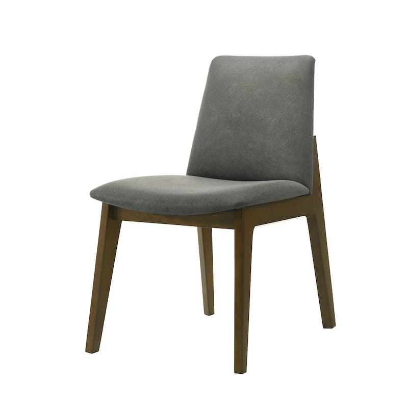CraftPorch Mid-century Modern Upholstered Dining Chair and Wooden Bench (Set of 5)