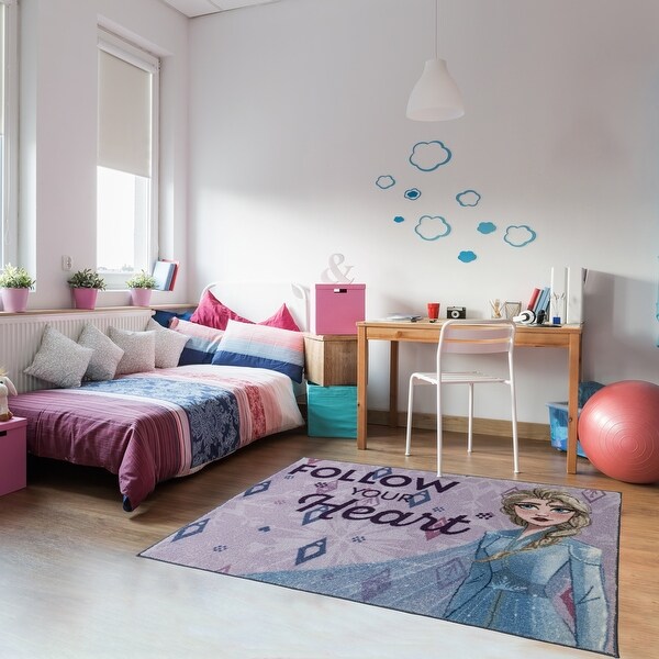 Disney Frozen Youth Indoor Area Rug, Digitally Printed, Non-Slip