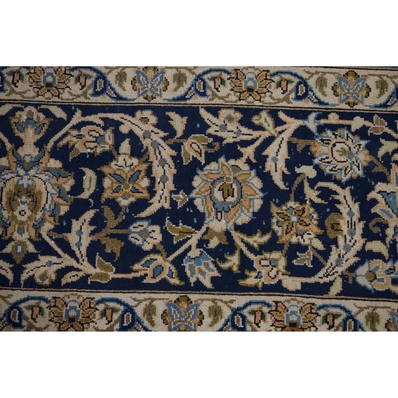Large Najafabad Persian Vintage Area Rug Hand-Knotted Wool Carpet - 11'7" x 17'4"