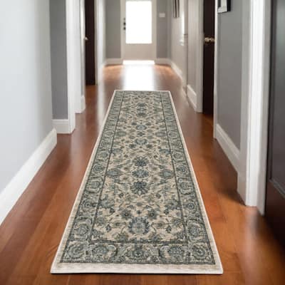 HomeRoots Oriental Traditional Runner Area Rug