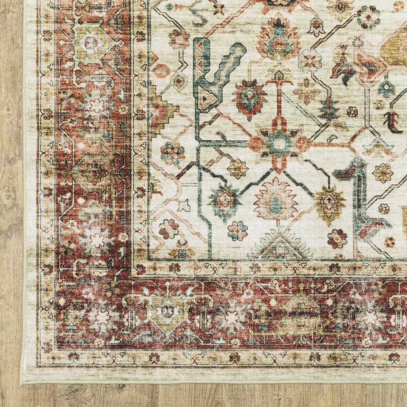 HomeRootsOriental Traditional Runner Area Rug