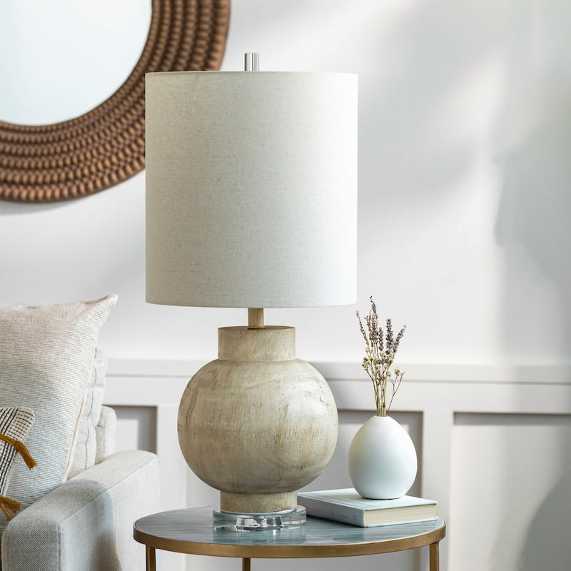 Edwine Round Neutral Ceramic Body - Beige