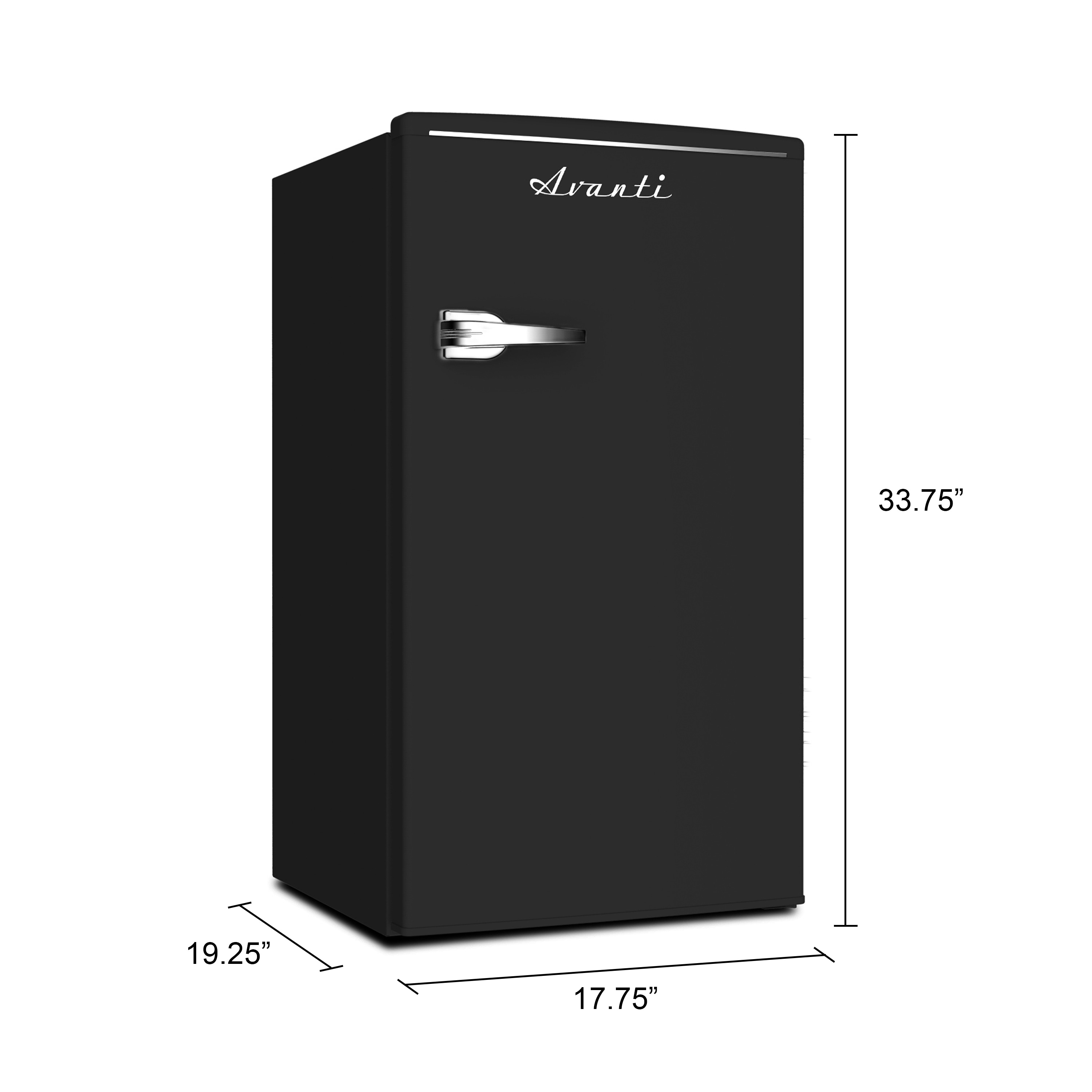 Avanti Retro Series Compact Refrigerator, Mini-Fridge, 3.1 cu. ft.