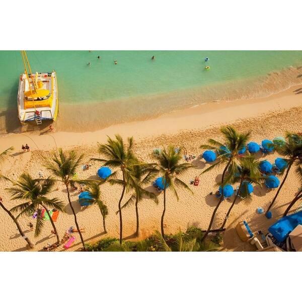 Easy Art Prints Douglas Bles S Waikiki Beach Premium Easy Art Prints Douglas Bles S