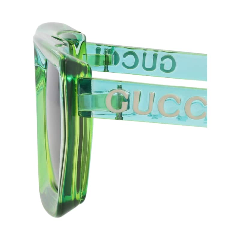 Gucci Square-Frame Injection Sunglasses