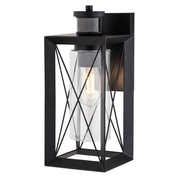 slide 2 of 6, Vaxcel Lighting T0762 Milton 14" Tall Outdoor Wall Sconce Matte Black