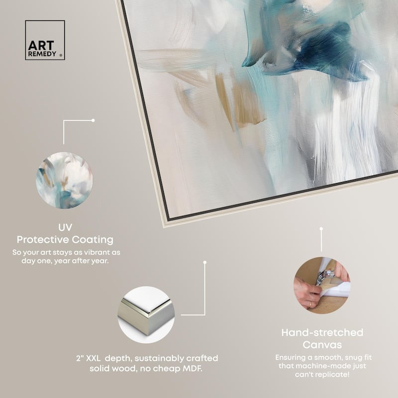 Whispering Colors III Canvas by Art Remedy