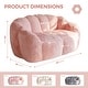 preview thumbnail 13 of 22, Loveseat Floral Shaped Bean Bag Sofa