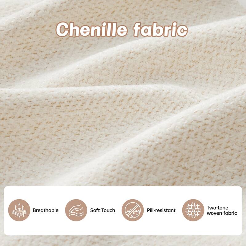 Modular Chenille Tufted Sofas Fits Bedroom, Living Rooms