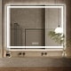 preview thumbnail 29 of 52, LED Bathroom Vanity Mirror Wall Mounted with Double Light Strip, 3-Color Dimmable, Anti-Fog, HD Tempered Glass, UL-Listed, ETL