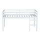 preview thumbnail 24 of 45, Wooden Low Height Twin Size Loft Bed with Ladder,Strengthened Slats for Bedroom For Home
