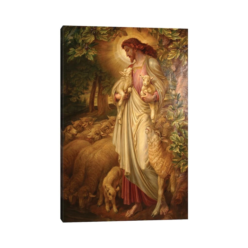 iCanvas "The Good Shepherd" by Frederic James Shields Canvas Print