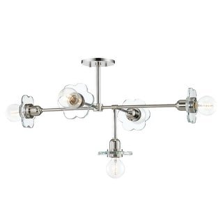 Mitzi by Hudson Valley Lighting Alexa 5-light Polished Nickel Chandelier