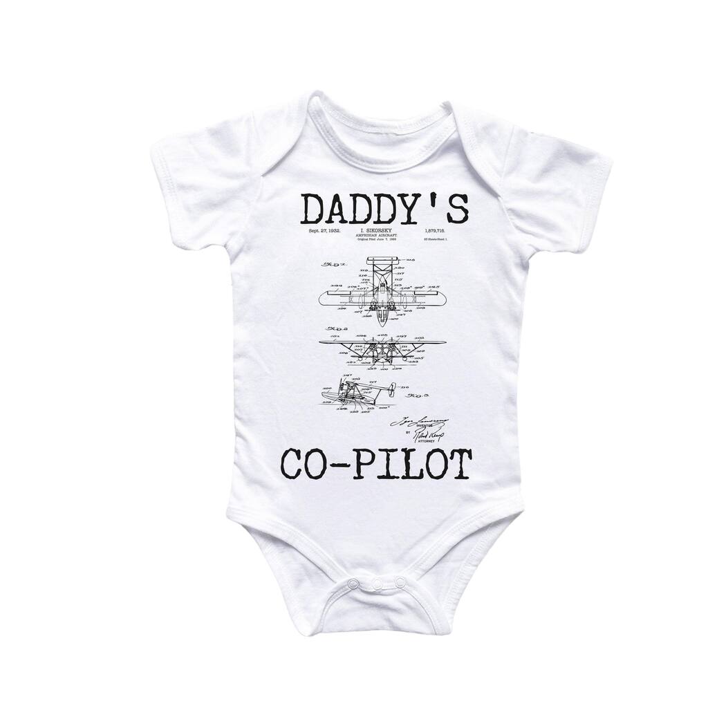 Airplane Pilot - Baby Boy Girl Clothes Infant Bodysuit Funny Cute Newborn
