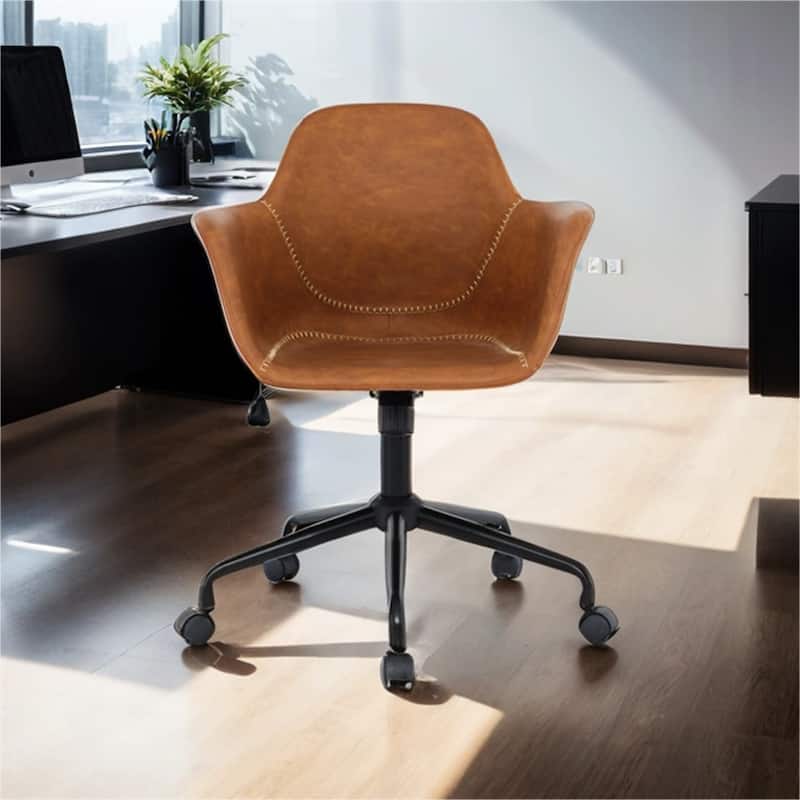 Rolling Swivel Height Adjustable Ergonomic Chair with Back Support