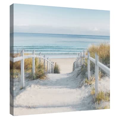 Coastal Retreat Meander by Mark Chandon Canvas Art Print by Mark Chandon Canvas Art Print