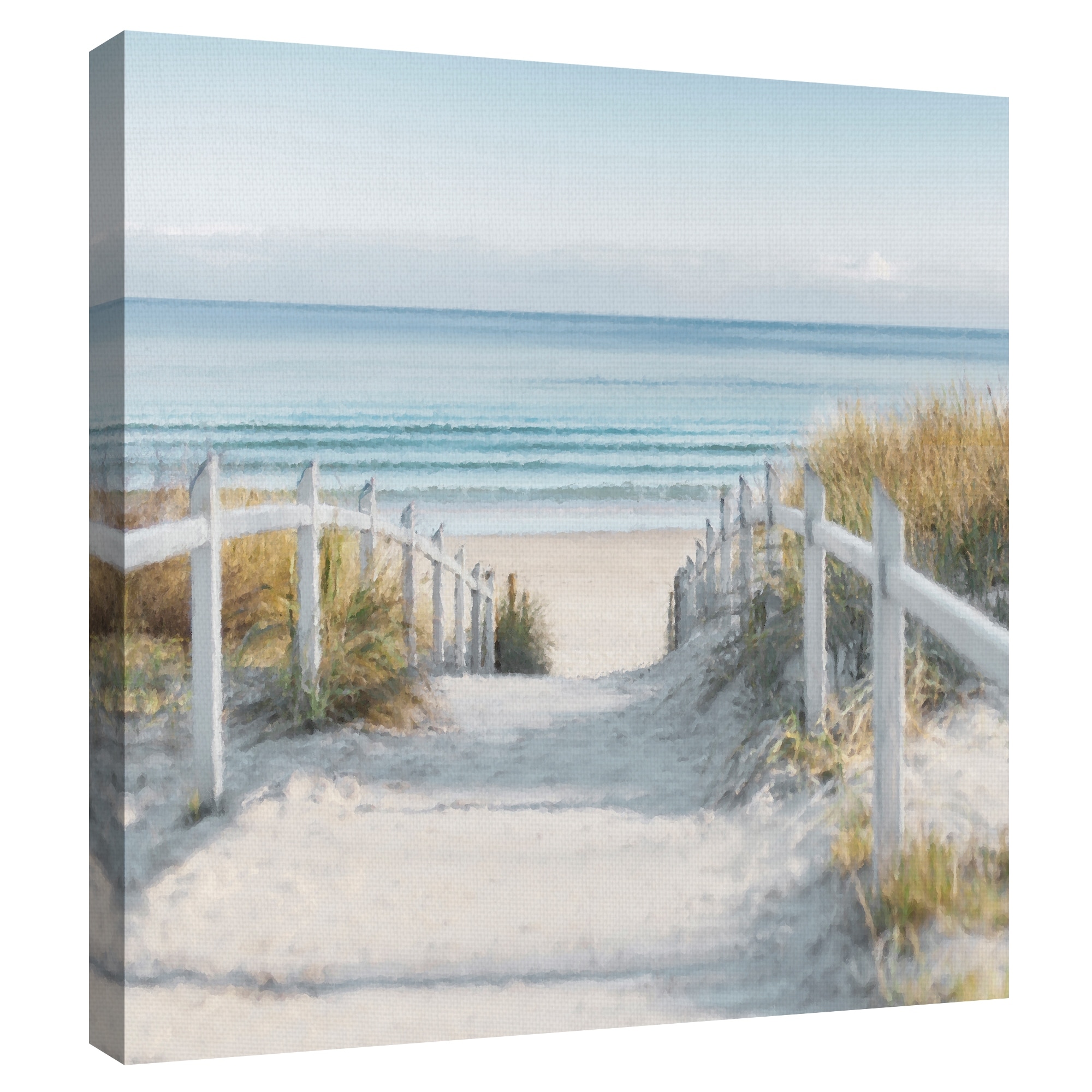 Coastal Retreat Meander by Mark Chandon Canvas Art Print by Mark Chandon Canvas Art Print