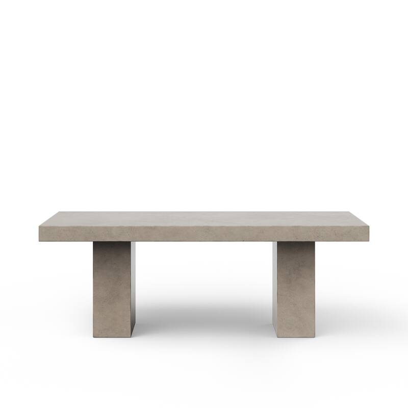 Urbia Elcor Concrete - Dining, Bar, and Counter Table - Dining Height - 83" - Dark Grey