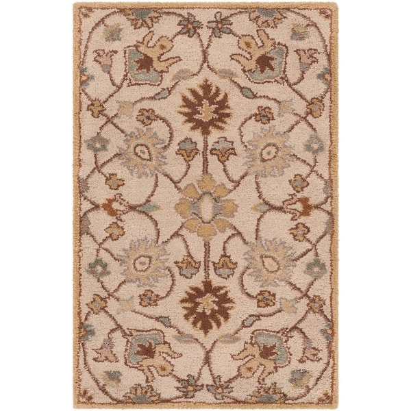 slide 2 of 49, Hand-tufted Trey Traditional Wool Area Rug - 2' x 3'
