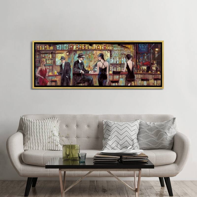 iCanvas "Happy Hour" by Ruane Manning Framed Canvas Print